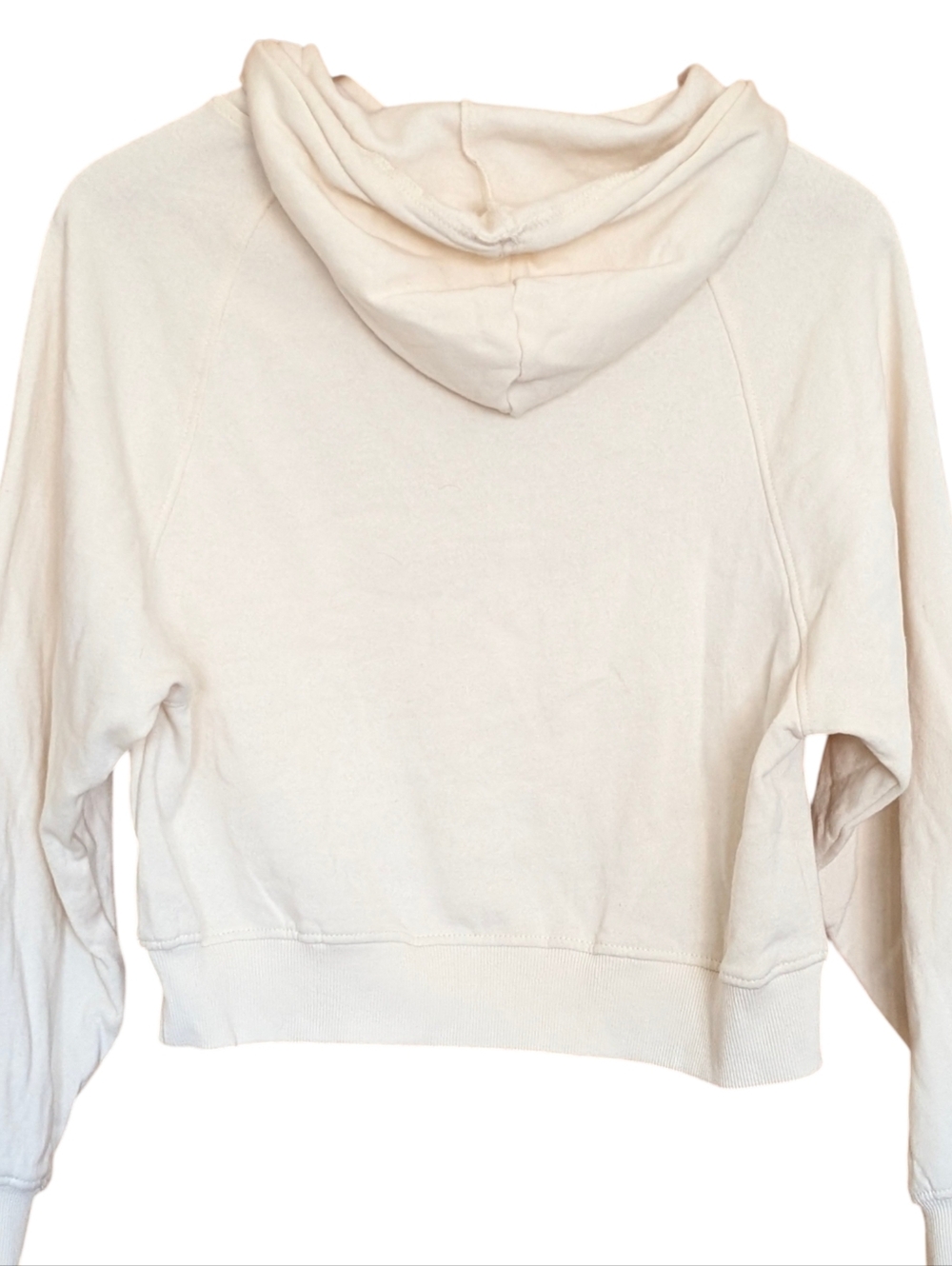 Dr. Pepper Cream Hoodie with Burgundy 1885 Graphic Patch XS Skater Grunge Casual - Picture 3 of 6